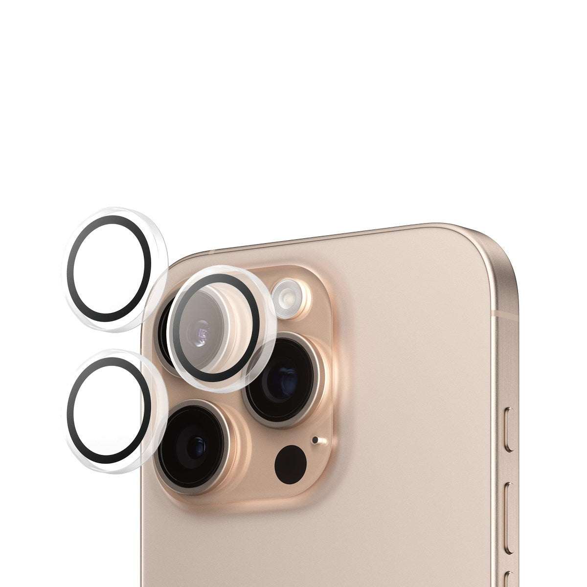 PanzerGlass® Hoops® Transparent Camera Lens Protector iPhone 16 Pro | 16 Pro Max